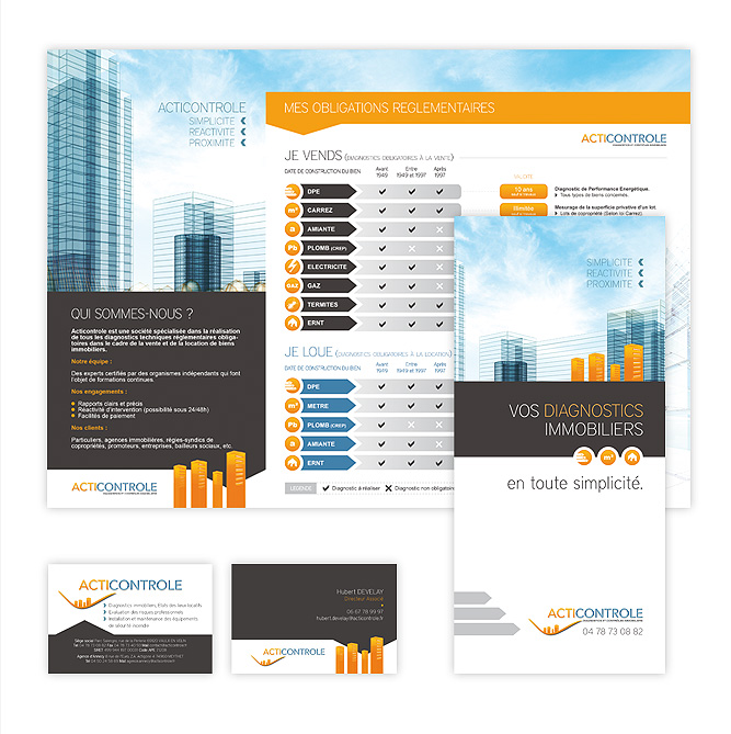 Dépliant Carte de visite