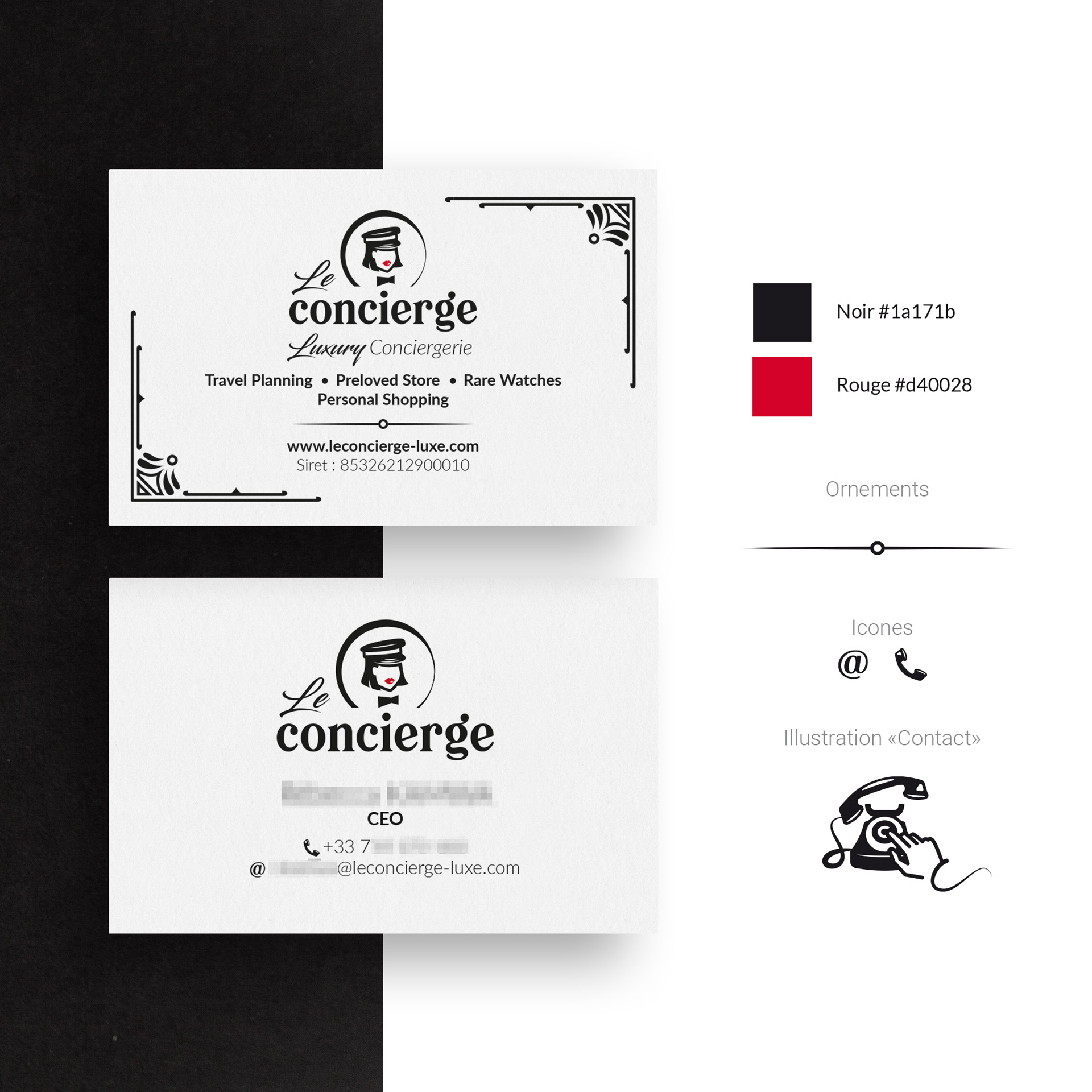 Charte graphique logotype luxe